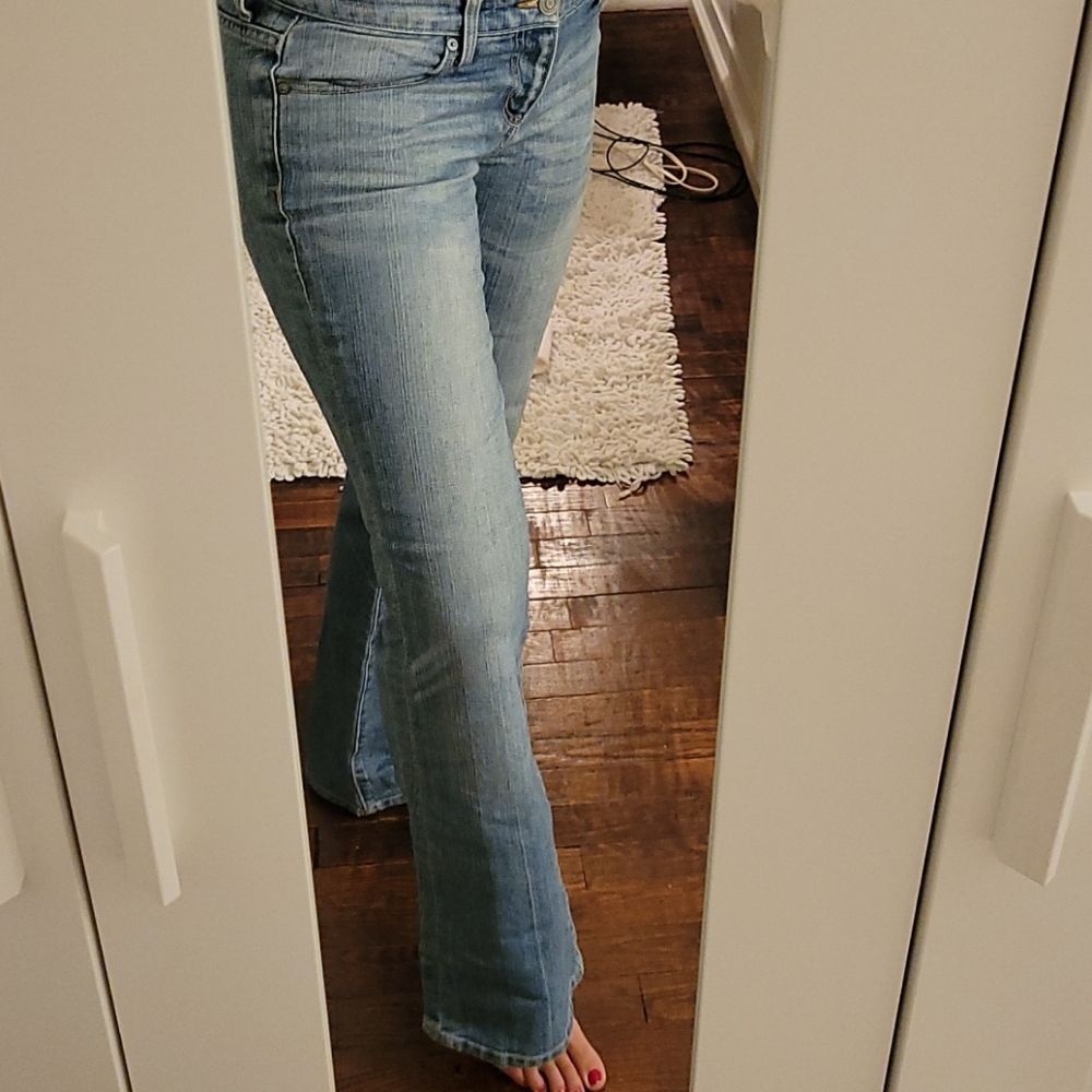 SEVEN7 Low rise flair bottom jeans